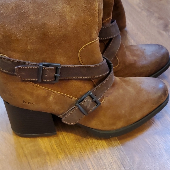 Dakota BOC by Born distressed brown suede riding boots size 8 - Picture 12 of 13